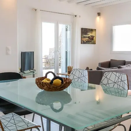 Ortus White Cycladic Lux With Private Pool 3bed & 3bath! Villa Mykonos Town